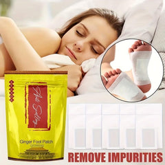 Ginger Foot Pads Anti Swelling Herbal Patch for Foot Care - 10pcs/20pcs