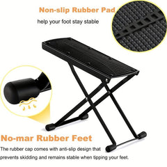 Adjustable Foot Rest for Pedicures with Non Slip Legs