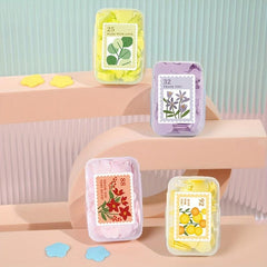 100pcs Summer Disposable Soap Tablets Portable Hand Washing Soap Paper