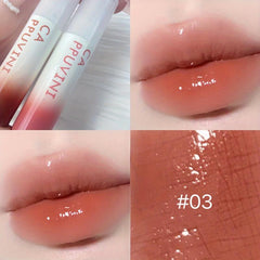 Coconut Lip Glaze Jelly Lip Gloss with Long Lasting Smudge Proof Finish