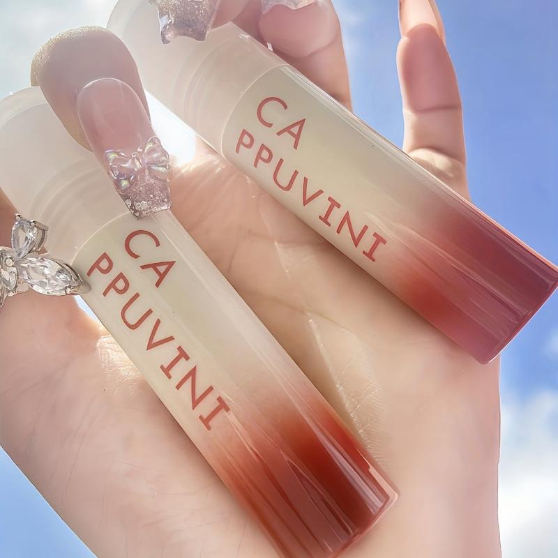 Coconut Lip Glaze Jelly Lip Gloss with Long Lasting Smudge Proof Finish