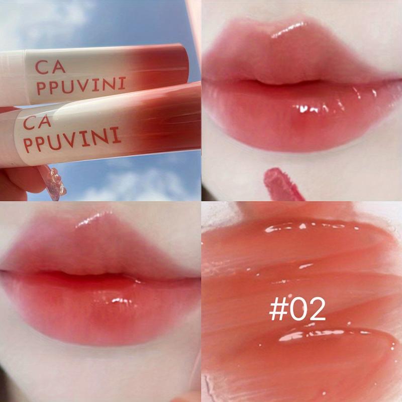Coconut Lip Glaze Jelly Lip Gloss with Long Lasting Smudge Proof Finish