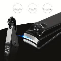 7-Piece Manicure Set Nail Clipper with Built-in File - Travel Grooming Tools Kit