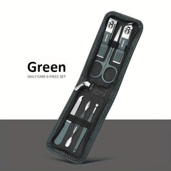 6 Pcs Nail Clippers Set Manicure Pedicure Kit Nail Cutters Ear Spoon Care