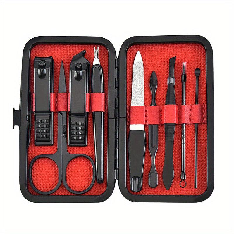 Stainless Steel Nail Clippers Set with Manicure Kit for Home and Travel