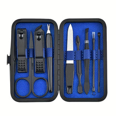 Stainless Steel Nail Clippers Set with Manicure Kit for Home and Travel
