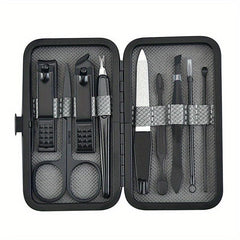 Stainless Steel Nail Clippers Set with Manicure Kit for Home and Travel