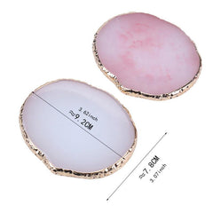 Resin Agate Stone Nail Palette Gel Polish Mixing Plate Pad