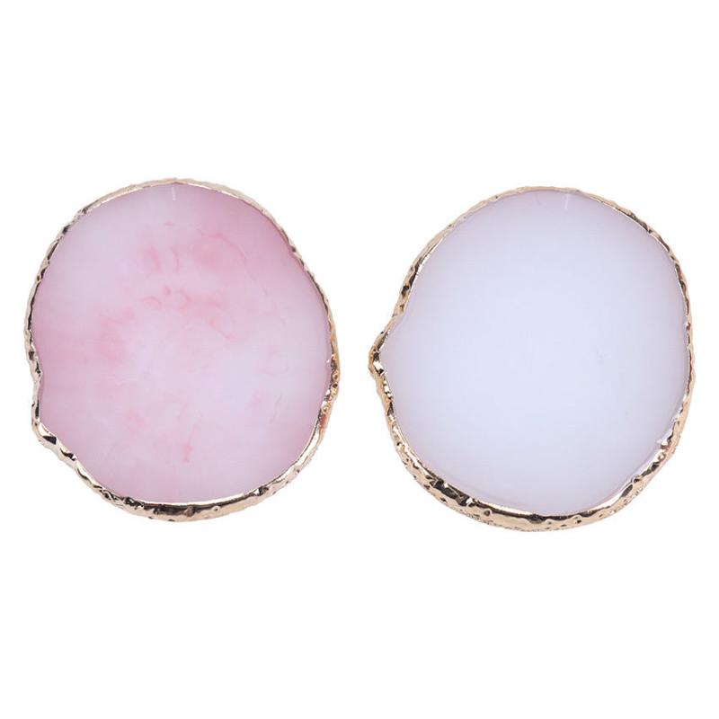 Resin Agate Stone Nail Palette Gel Polish Mixing Plate Pad