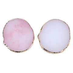 Resin Agate Stone Nail Palette Gel Polish Mixing Plate Pad