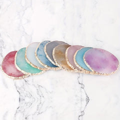 Resin Agate Stone Nail Palette Gel Polish Mixing Plate Pad