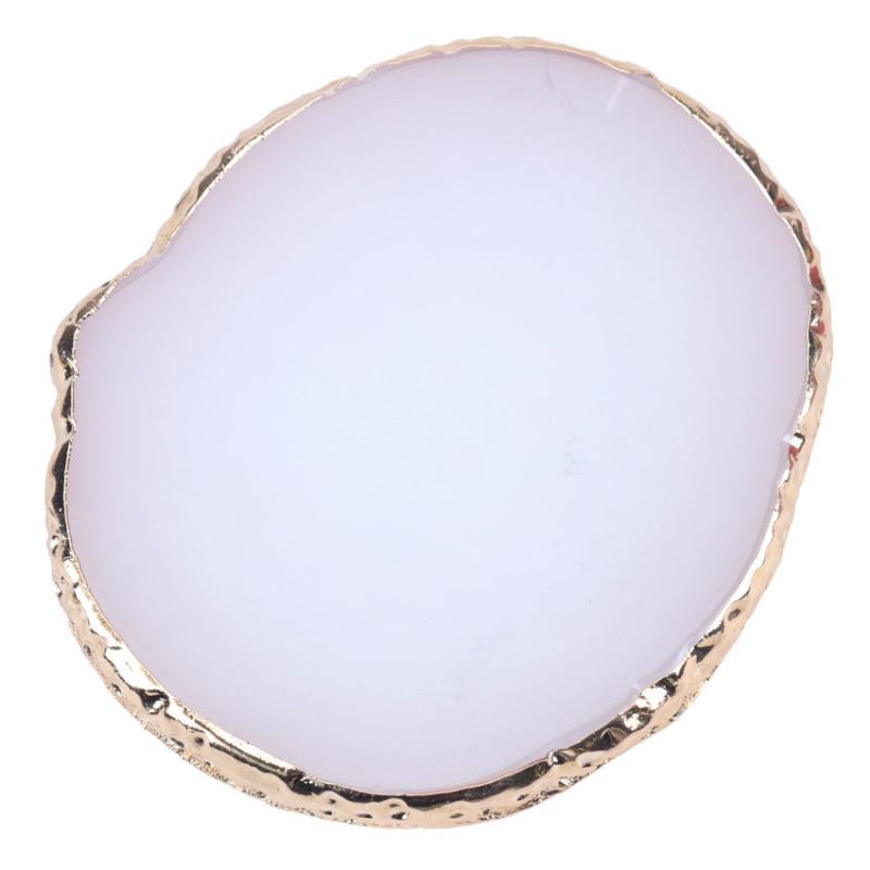 Resin Agate Stone Nail Palette Gel Polish Mixing Plate Pad