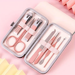 Rose Golden Nail Clipper Set 420 Stainless Steel Manicure Beauty Tools