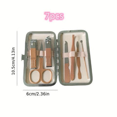 Rose Golden Nail Clipper Set 420 Stainless Steel Manicure Beauty Tools