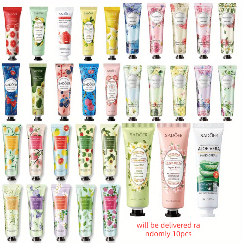 24pcs Random Fragrance Hand Cream Set - Deeply Moisturizing & Nourishing