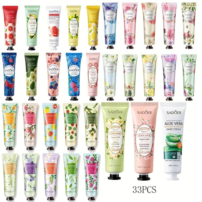 24pcs Random Fragrance Hand Cream Set - Deeply Moisturizing & Nourishing