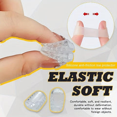 10pcs Silicone Toe Cover Sleeves With Holes