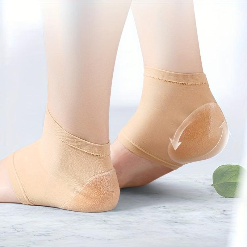 Moisturizing Heel Socks Silicone Softening Covers For Dry Feet