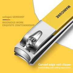 16-in-1 Mani-Pedi Set with Stainless Steel Tools & Leather Case