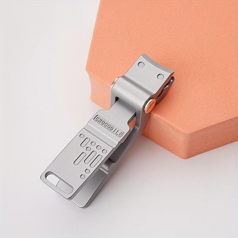 High Stainless Steel Bionic Crocodile Nail Clippers with Large Opening
