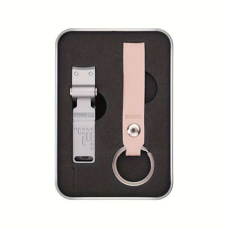 High Stainless Steel Bionic Crocodile Nail Clippers with Large Opening