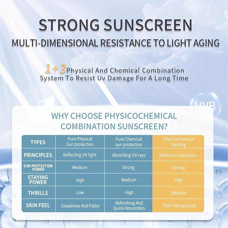 Sun Protection Cream 50ml Moisturizing Non Greasy Student Skin Care