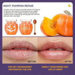 Halloween Pumpkin Honey Lip Mask Set