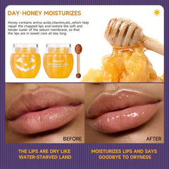 Halloween Pumpkin Honey Lip Mask Set