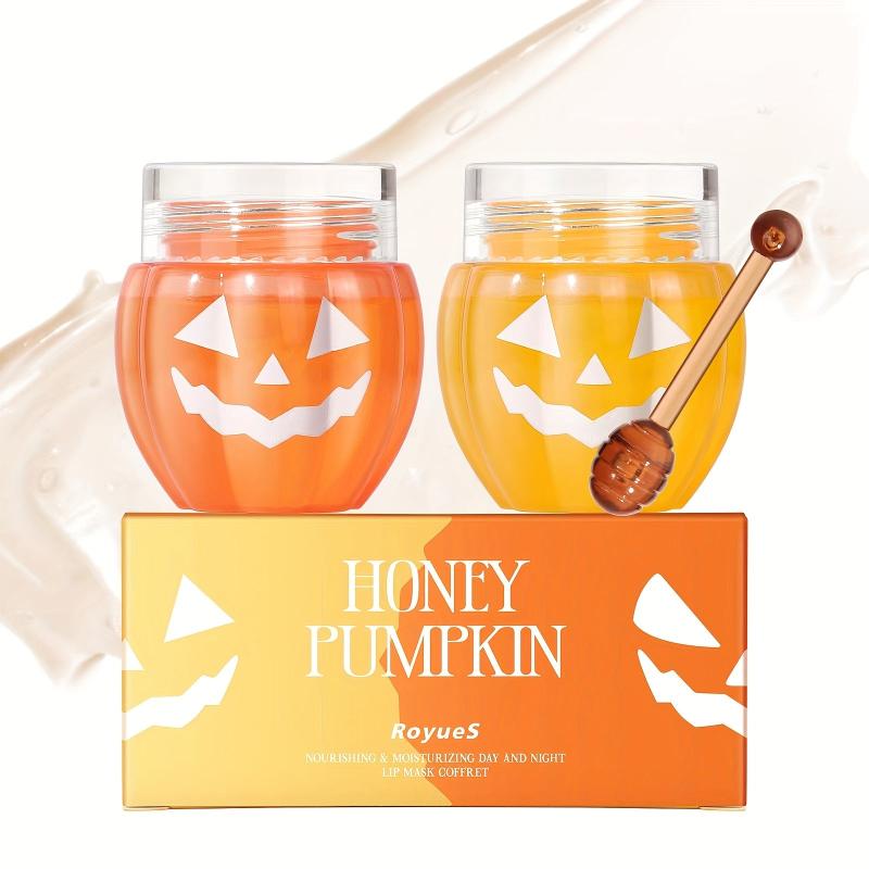 Halloween Pumpkin Honey Lip Mask Set
