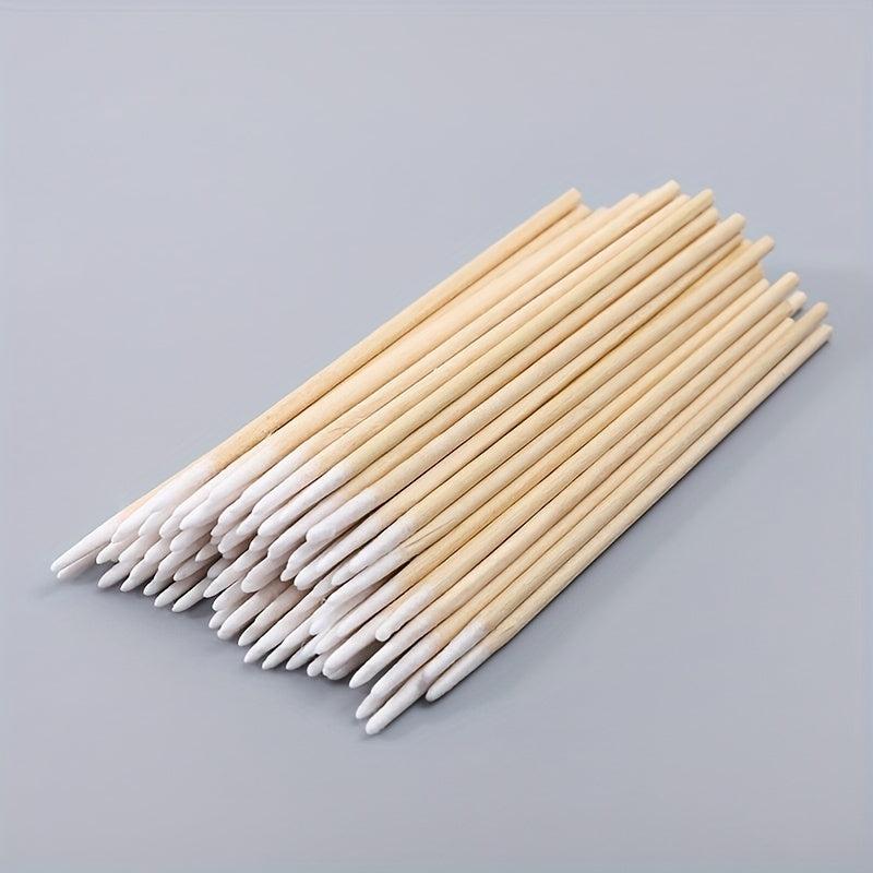 Disposable Pointed Tip Cotton Swabs for Makeup Tattoo
