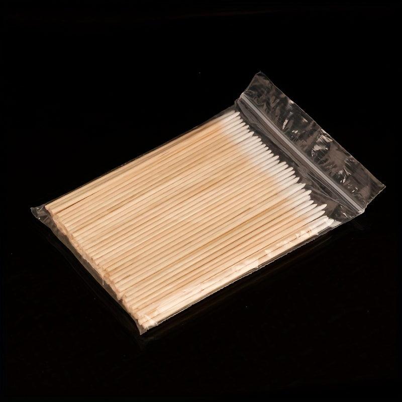 Disposable Pointed Tip Cotton Swabs for Makeup Tattoo