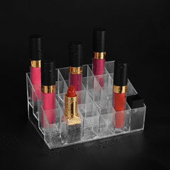 24 Grid Acrylic Lipstick Stand Case Makeup Display Rack