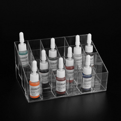 24 Grid Acrylic Lipstick Stand Case Makeup Display Rack