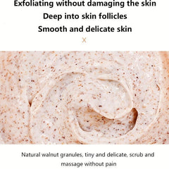 Shea Nut Scrub Cream for Smooth Skin Exfoliation