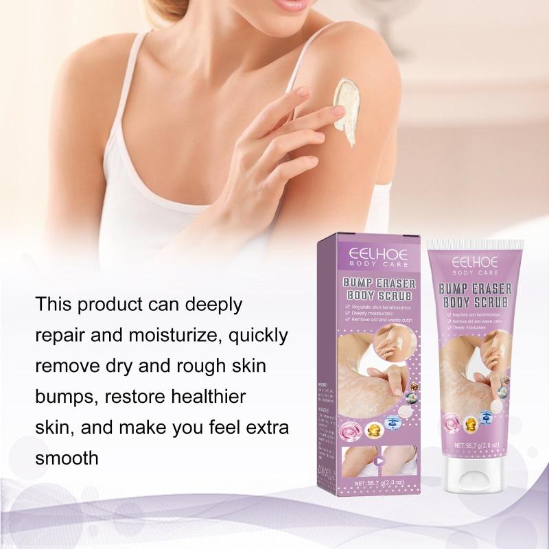 Exfoliating Body Scrub for All Skin Types, Portable Day & Night Care