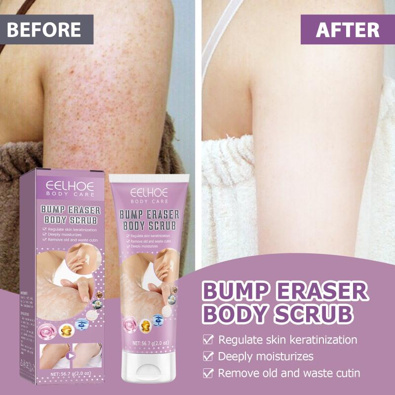 Exfoliating Body Scrub for All Skin Types, Portable Day & Night Care
