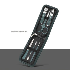 6 Pcs Nail Clippers Set Professional Manicure & Pedicure Kit for Men and Women