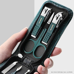 6 Pcs Nail Clippers Set Professional Manicure & Pedicure Kit for Men and Women
