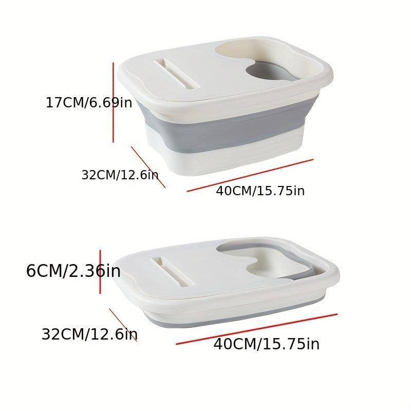 Foldable Foot Bath Massager Tool Large Basin for Soaking Feet