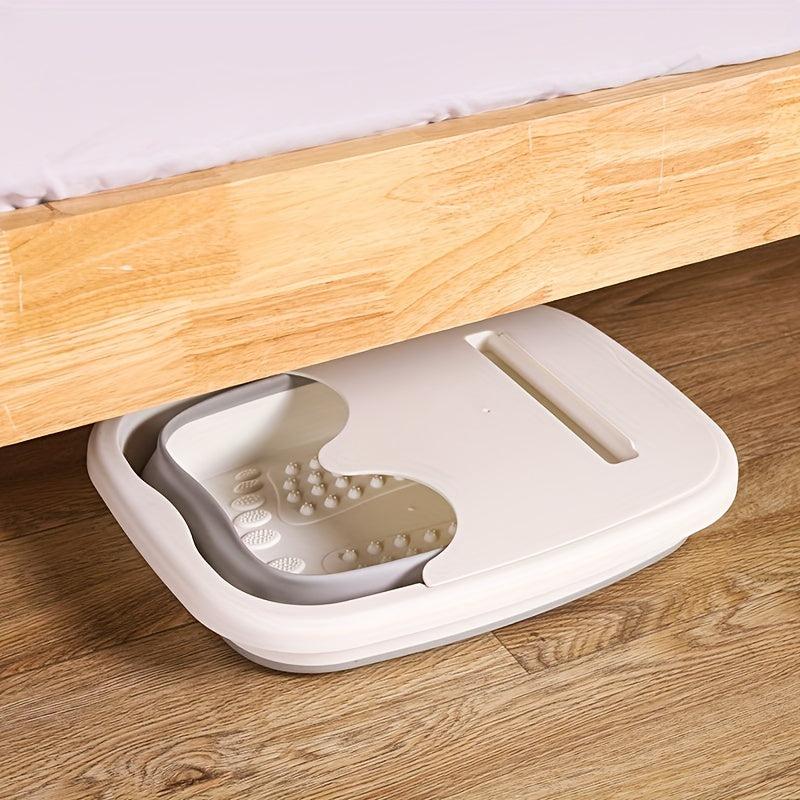 Foldable Foot Bath Massager Tool Large Basin for Soaking Feet
