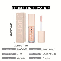 Gloss Lipstick Mirror Watery Lip Glaze Waterproof Jelly Liquid Lipstick