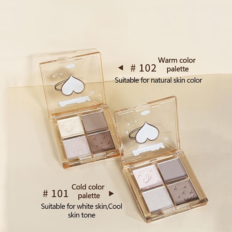 Contouring Palette Matte & Highlighter Powder Natural 3D Facial Contouring
