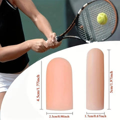 Silicone Finger Cots Protectors For Dry Skin Cracked Knitting Cuts