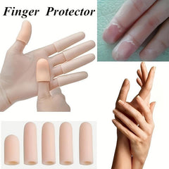 Silicone Finger Cots Protectors For Dry Skin Cracked Knitting Cuts