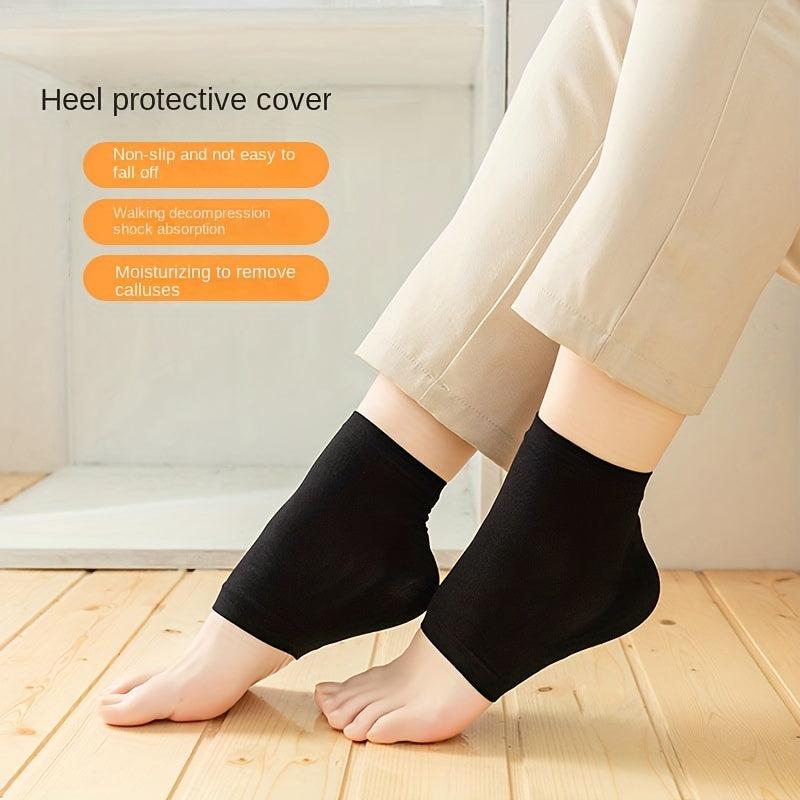 Silicone Heel Shoe Socks Moisturize & Protect Feet