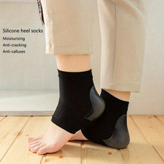 Silicone Heel Shoe Socks Moisturize & Protect Feet