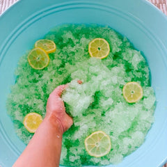 Foot Soak with Jelly Bubbles for Tired Feet Lavender
