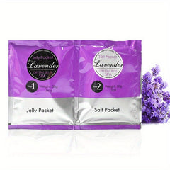 Foot Soak with Jelly Bubbles for Tired Feet Lavender