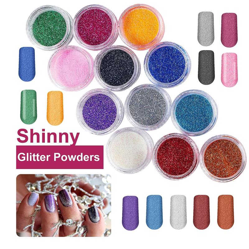 Acrylic Nail Kit for Beginners with Glitter Powder - Professional Manicure