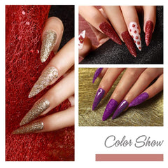 Acrylic Nail Kit for Beginners with Glitter Powder - Professional Manicure